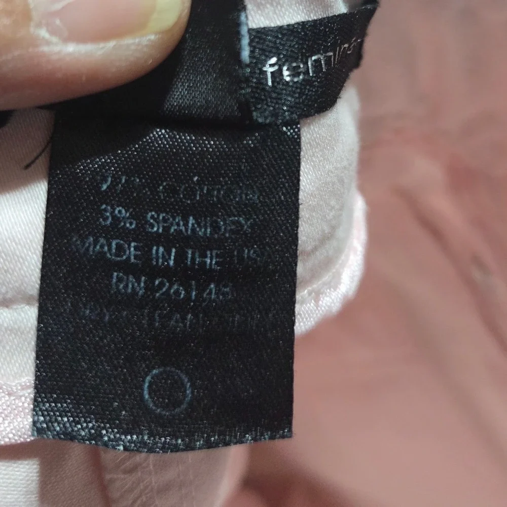 Light Pink Wide-Leg Cargo Pants